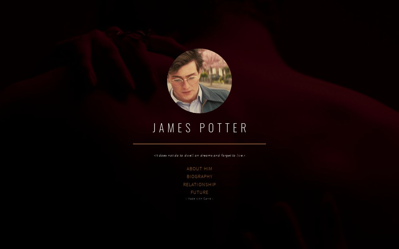 Carrd profile picture for @jamesp